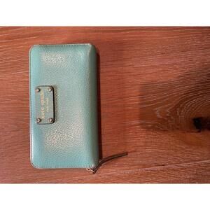 Kate Spade Zip-Around Wallet in Turquoise
